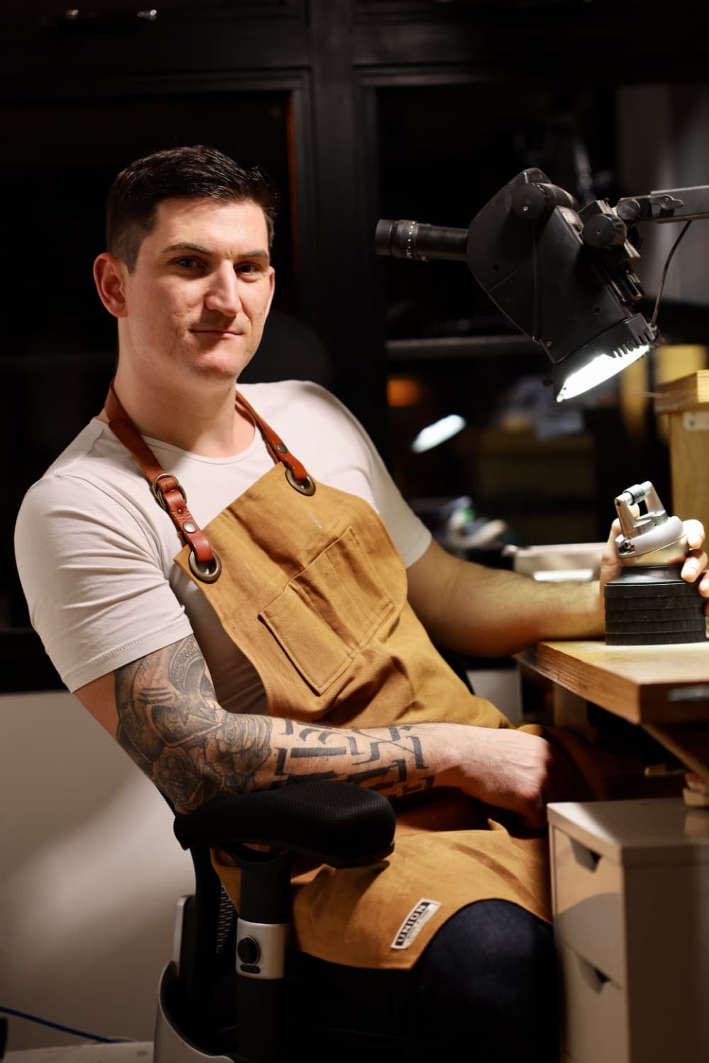 Ian Barnard, master diamond setter and founder of Atelier Barnard.